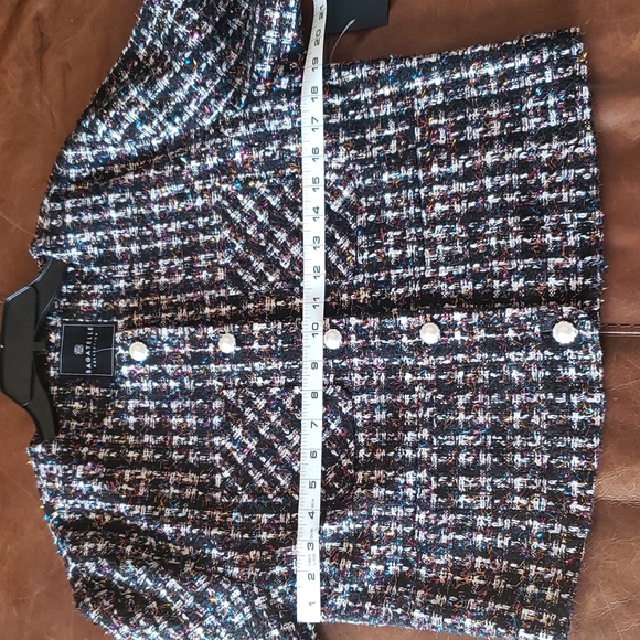 BAGATELLE Tweed Cropped Jacket, size M - Picture 12 of 16
